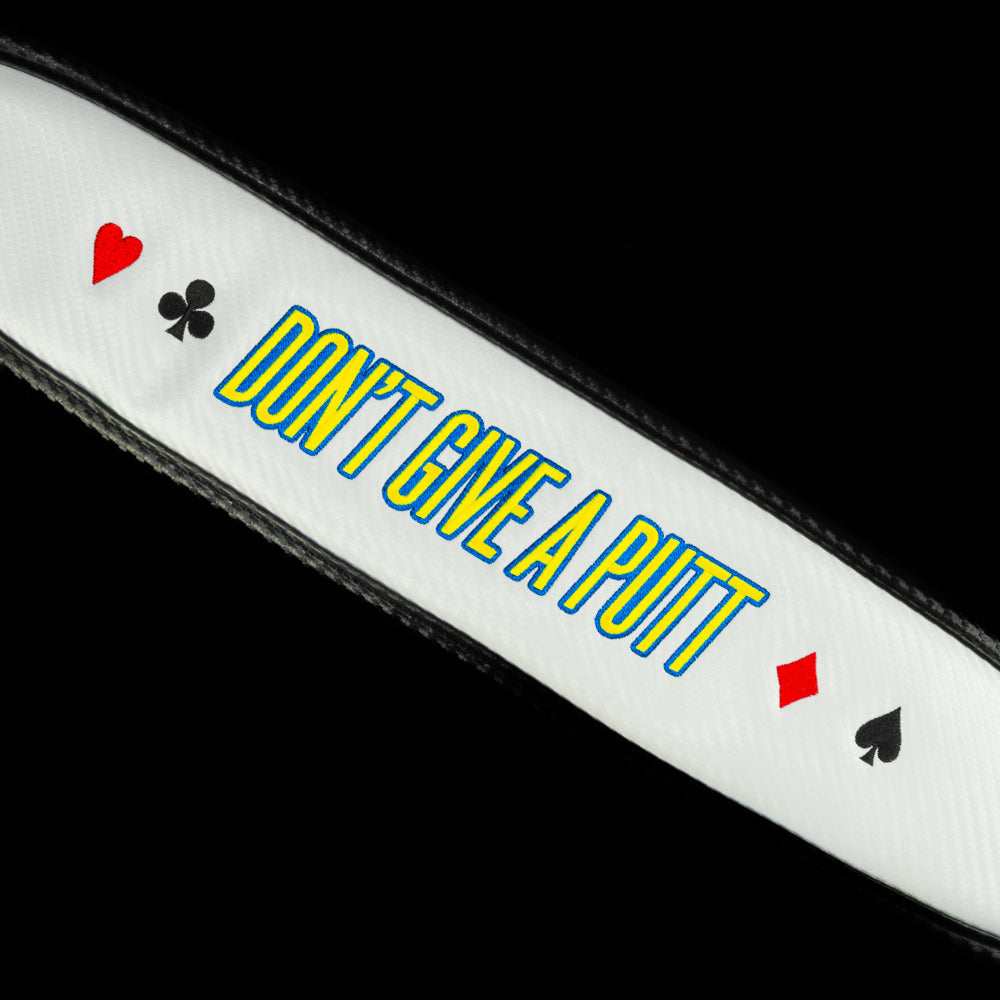 SWAG Golf poker king white and black golf stand bag.